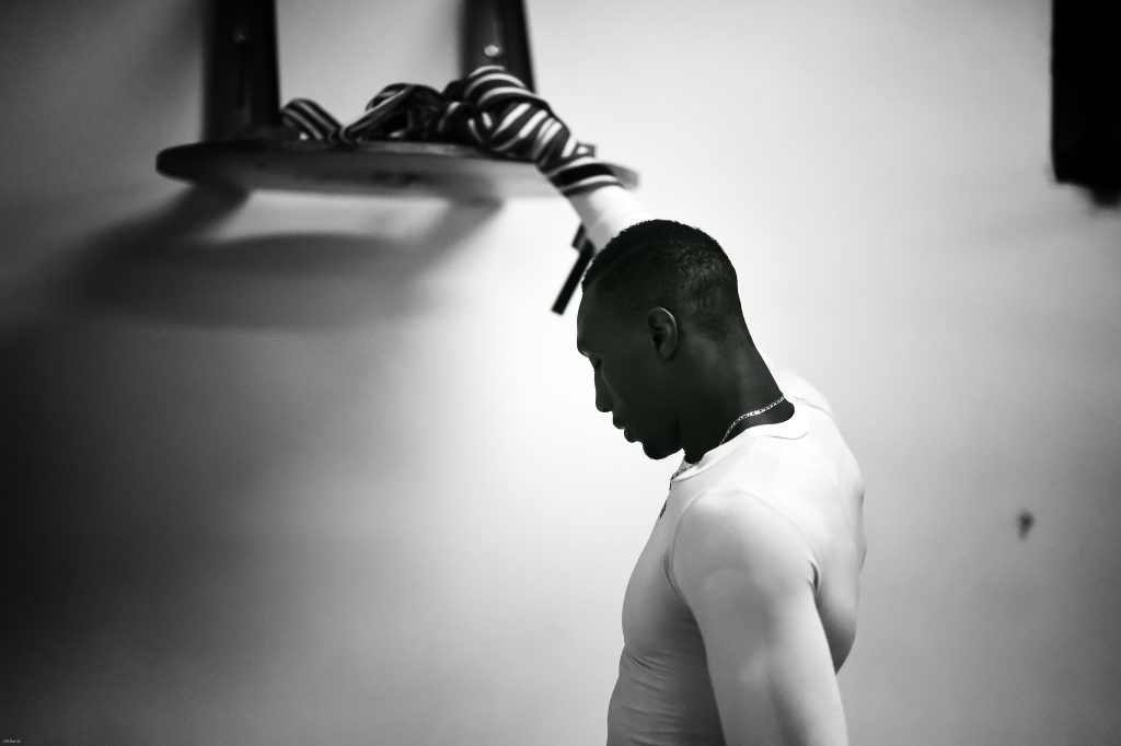 A man feeling good in the gym, becoming part of his identity.
