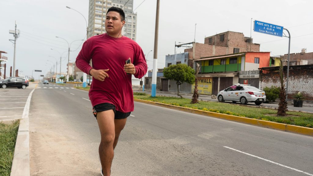A man starting his strength journey.